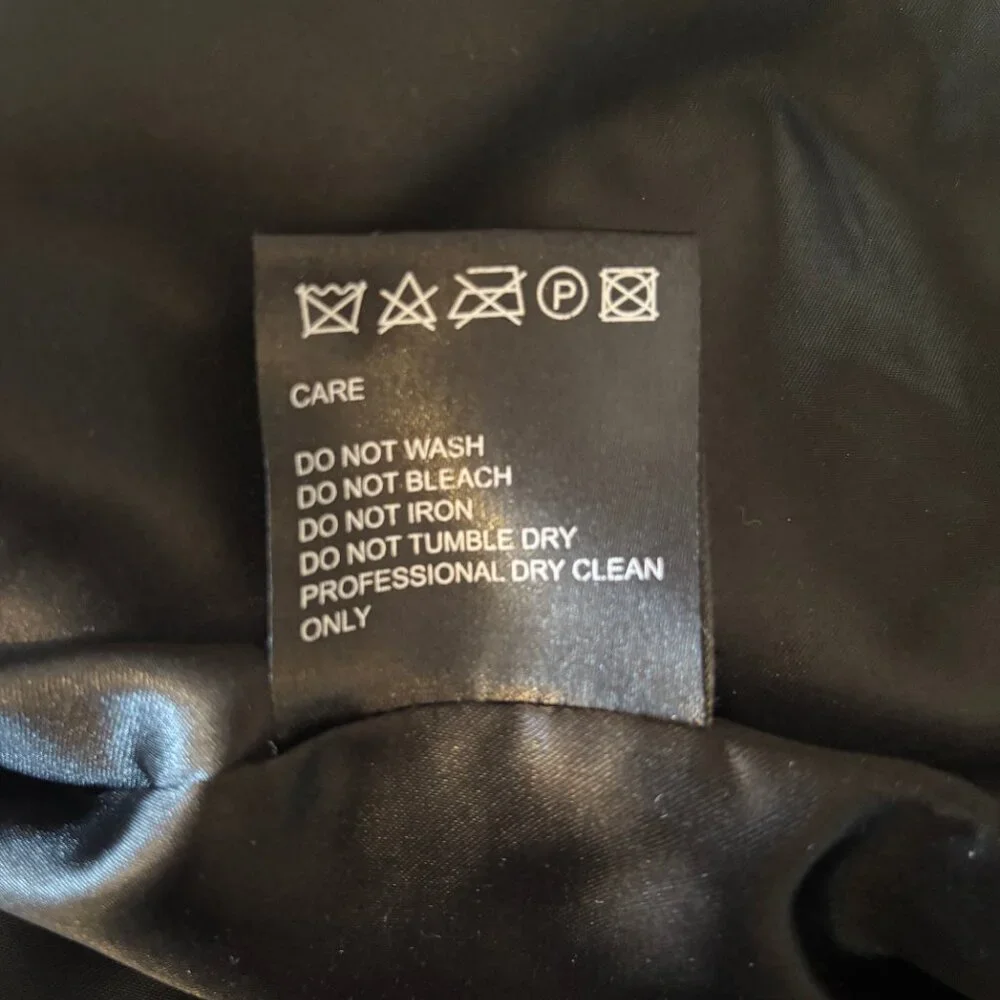 Rebel Minds Women's black puffer coat bomber jacket full zip sz‎ XL EUC